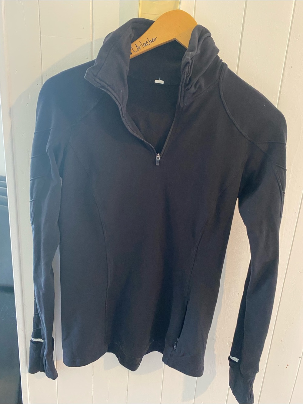 lululemon athletica Black Half-Zip Jacket